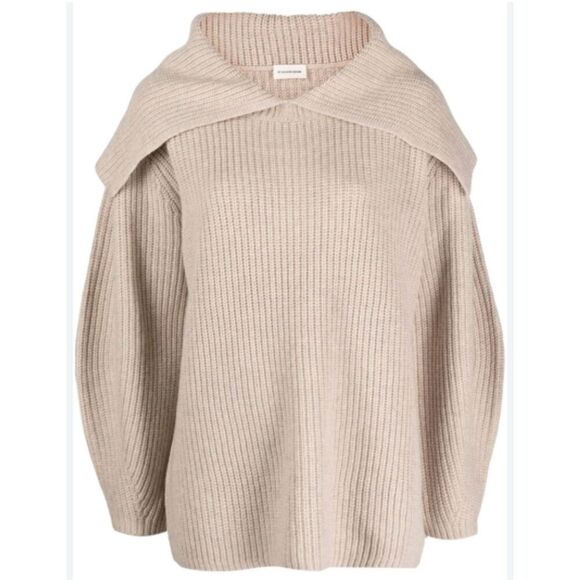 Malene Birger Fevila Sailor-Collar Wool Sweater - Picture 1 of 10